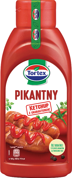 Tortex Spicy Ketchup, 470 g