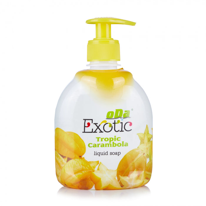 L'Ode Exotic Tropical Starfruit Liquid Hand Soap with Pump, 300 mL