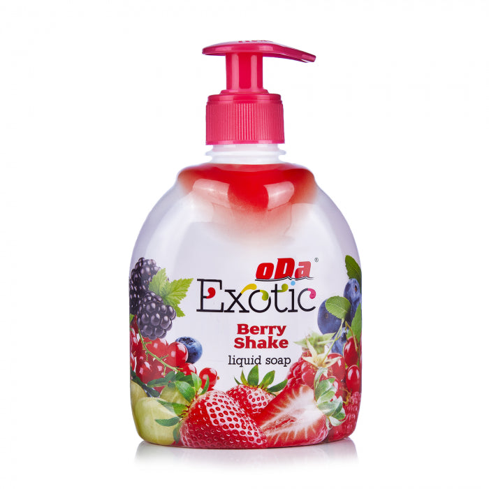 L'Ode Exotic Berry Shake Liquid Hand Soap with Pump, 300 mL