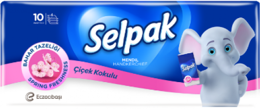 Selpak Flower 4-Ply Facial Tissues, 10 Packs - Image 2