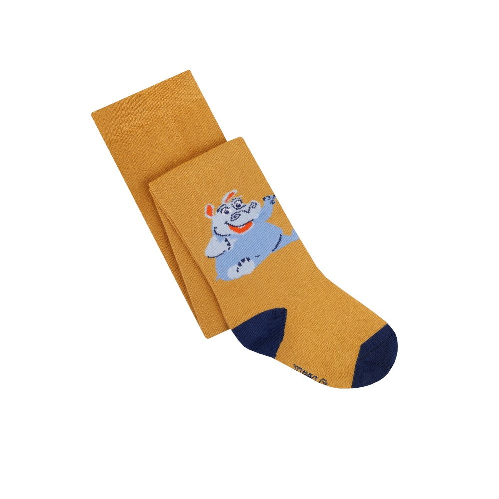 Duna 5429 Kids' Spring/Fall Tights, 68-74 cm, Honey with Pattern - Image 3