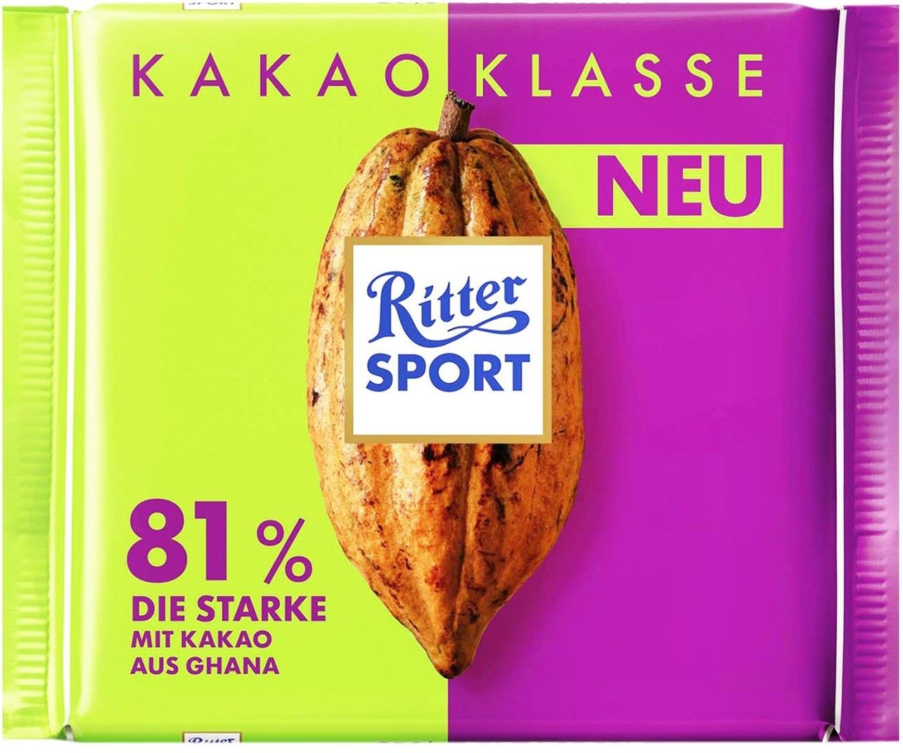 Ritter Sport Cocoa Class Chocolate, 100 g