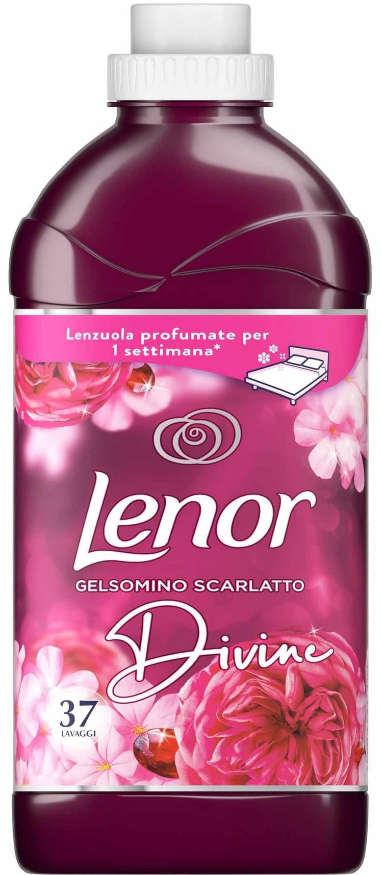 Lenor Scarlet Jasmine Divine Fabric Softener, 925 mL