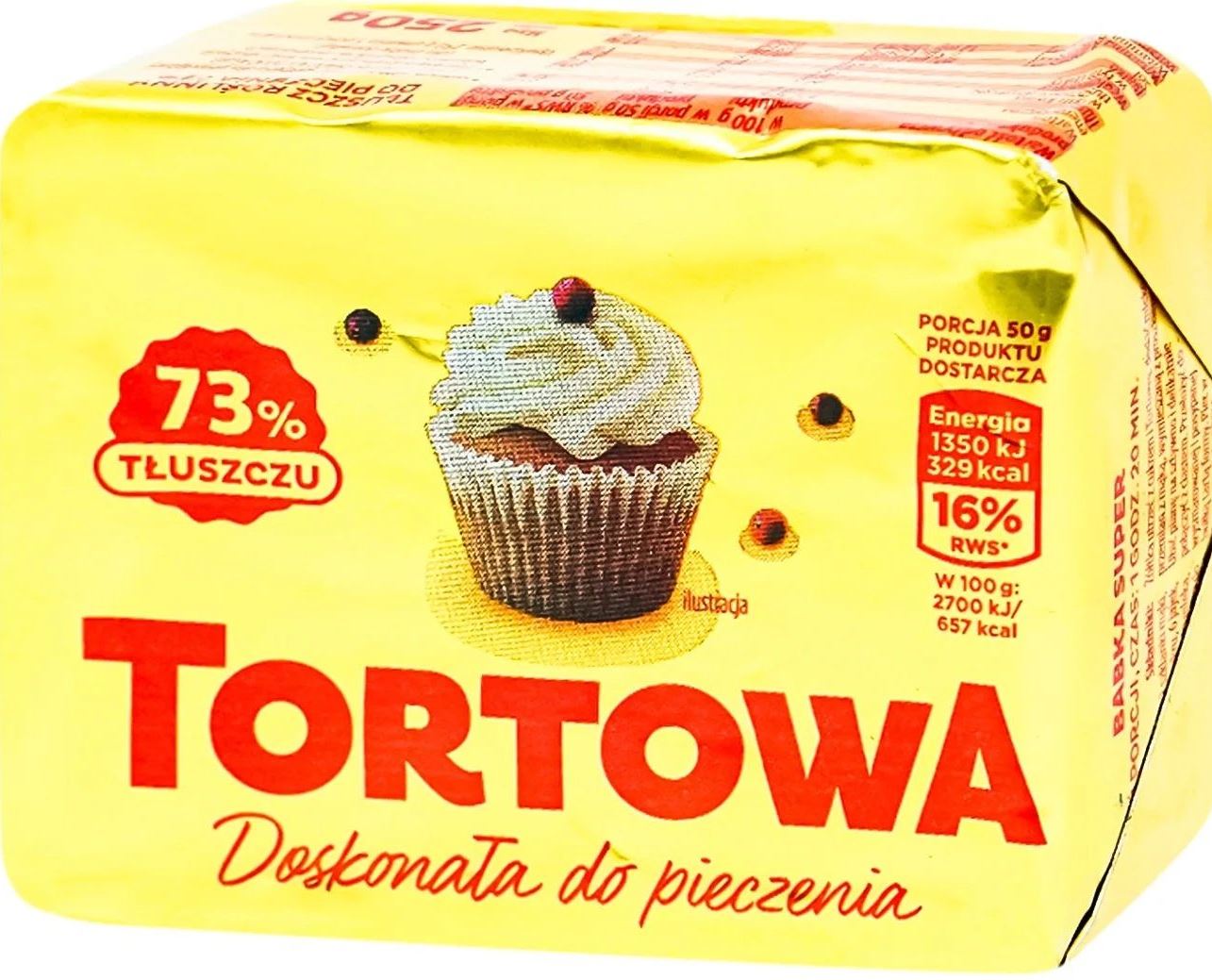 Tortowa Baking Margarine 73%, 250 g