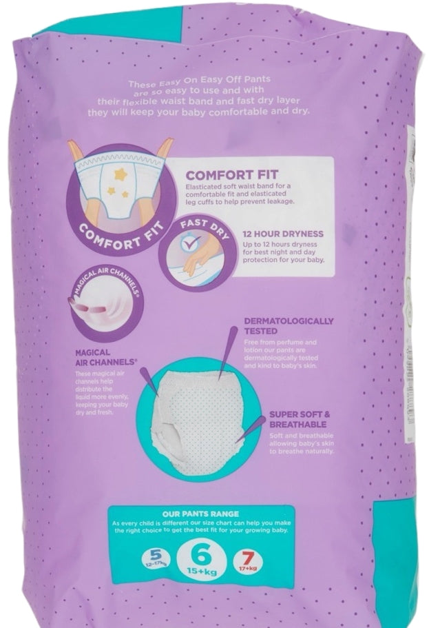 Dunnes Stores Size 6 Baby Pull-Up Diaper Pants, 15+ kg, 18 pcs - Image 2