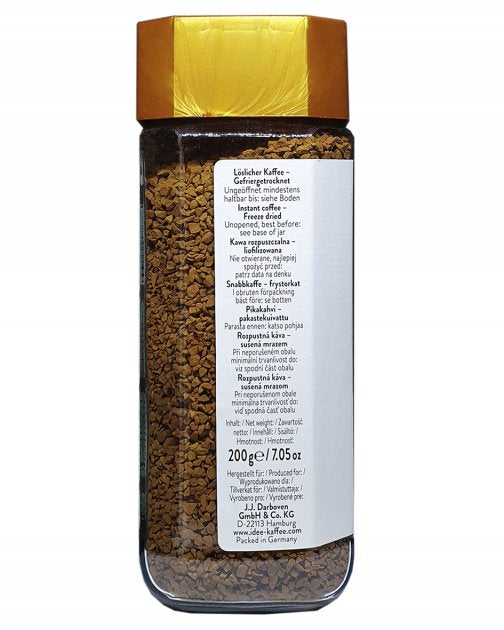 J.J.Darboven IDEE Kaffee Gold Express Instant Coffee, 200 g - Image 4