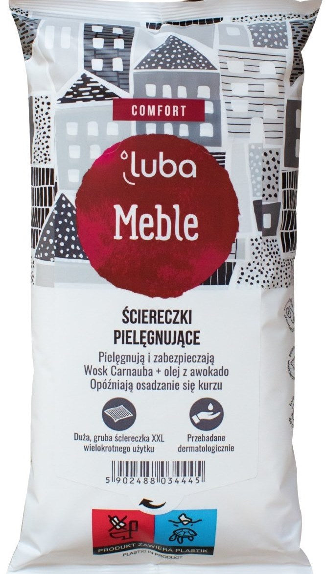 Luba Comfort Furniture Cleaning Wipes, 32 pcs
