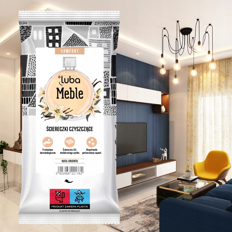 Luba Comfort Perfumed Furniture Cleaning Wipes, 32 pcs - Image 2