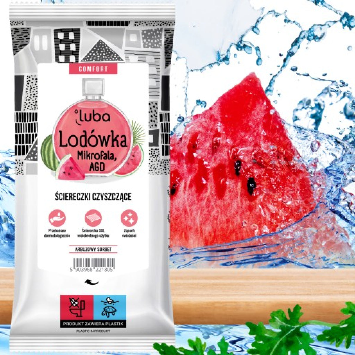 Luba Comfort Perfumed Refrigerator Cleaning Wipes, 32 pcs - Image 2