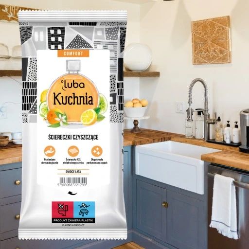 Luba Comfort Perfumed Kitchen Cleaning Wipes, 32 pcs - Image 2