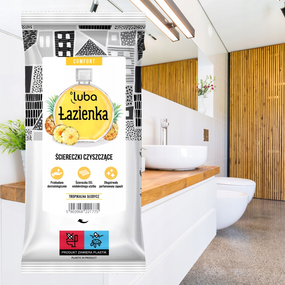 Luba Comfort Perfumed Bathroom Cleaning Wipes, 32 pcs - Image 3
