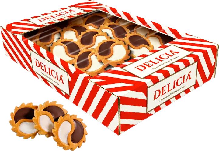 Delicia Yin-Yang Butter Cookies, 350 g