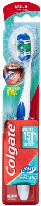 Colgate 360 Whole Mouth Clean Medium Toothbrush