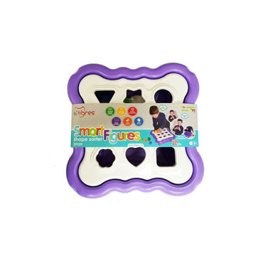 Tigres Smart Shapes 39520 Purple Shape Sorter, 10 pcs - Image 2