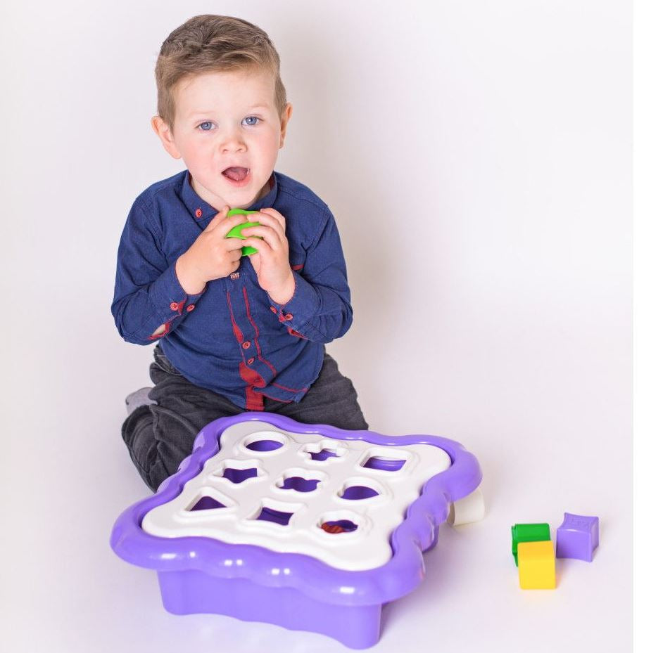 Tigres Smart Shapes 39520 Purple Shape Sorter, 10 pcs - Image 3