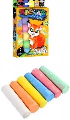 Pokosenko Sidewalk Chalk, 6 Colors - Image 2