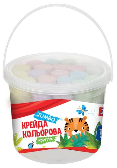 1 Veresnia Jumbo Chalk in Bucket, 12 pcs
