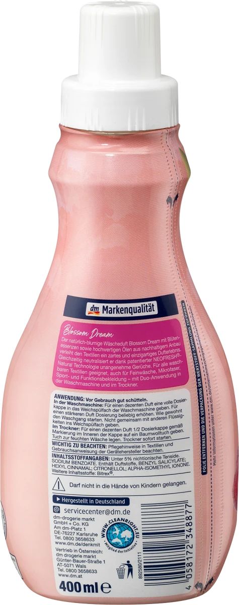 Denkmit Blossom Dream Perfumed Fabric Softener, 400 mL - Image 2