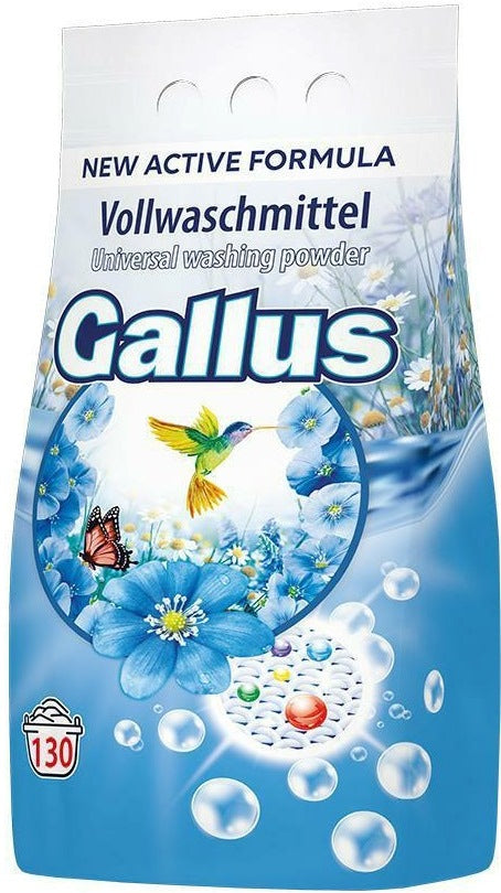Gallus Universal Laundry Detergent Powder, 130 Loads, 8.45 kg