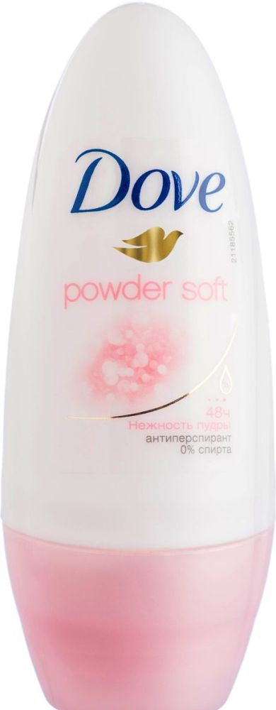 Dove Powder Softness Women's Roll-On Antiperspirant, 50 mL