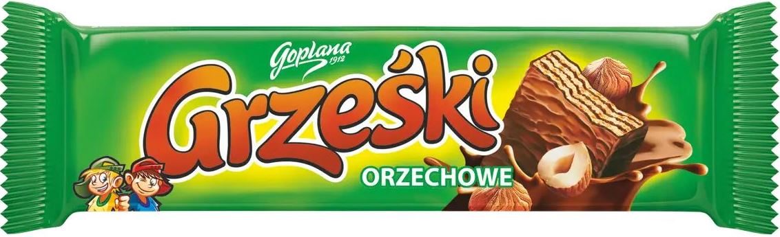 Grzeski Hazelnut Wafers, 36 g