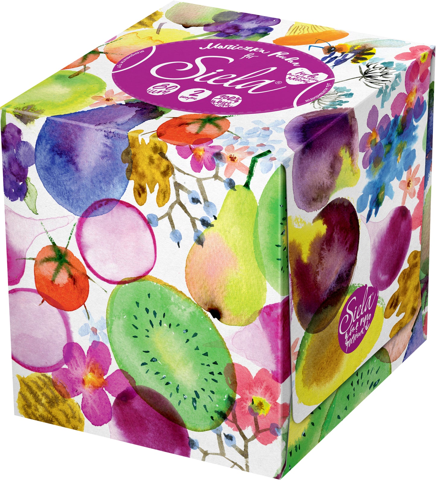 Siela Assorted Cosmetic Tissues, 80 pcs - Image 2