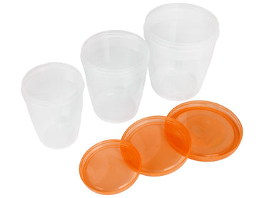 Al-Plastik Twist Box 3-in-1 Airtight Food Storage Container Set, 1.3 L + 900 mL + 550 mL - Image 2