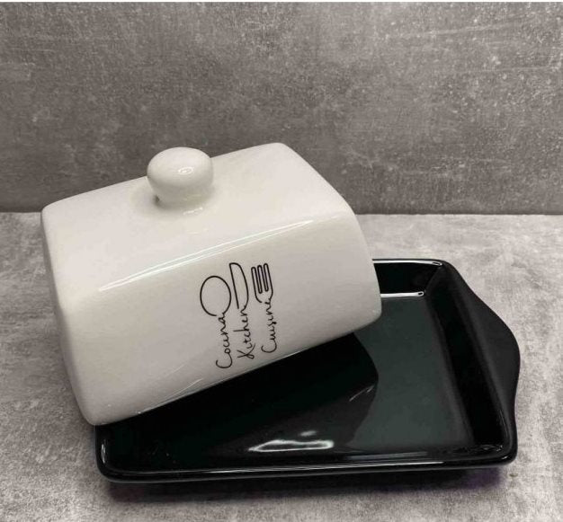 Bon Appetit 700-02-17 Ceramic Butter Dish, 20 x 13 x 10.4 cm - Image 4
