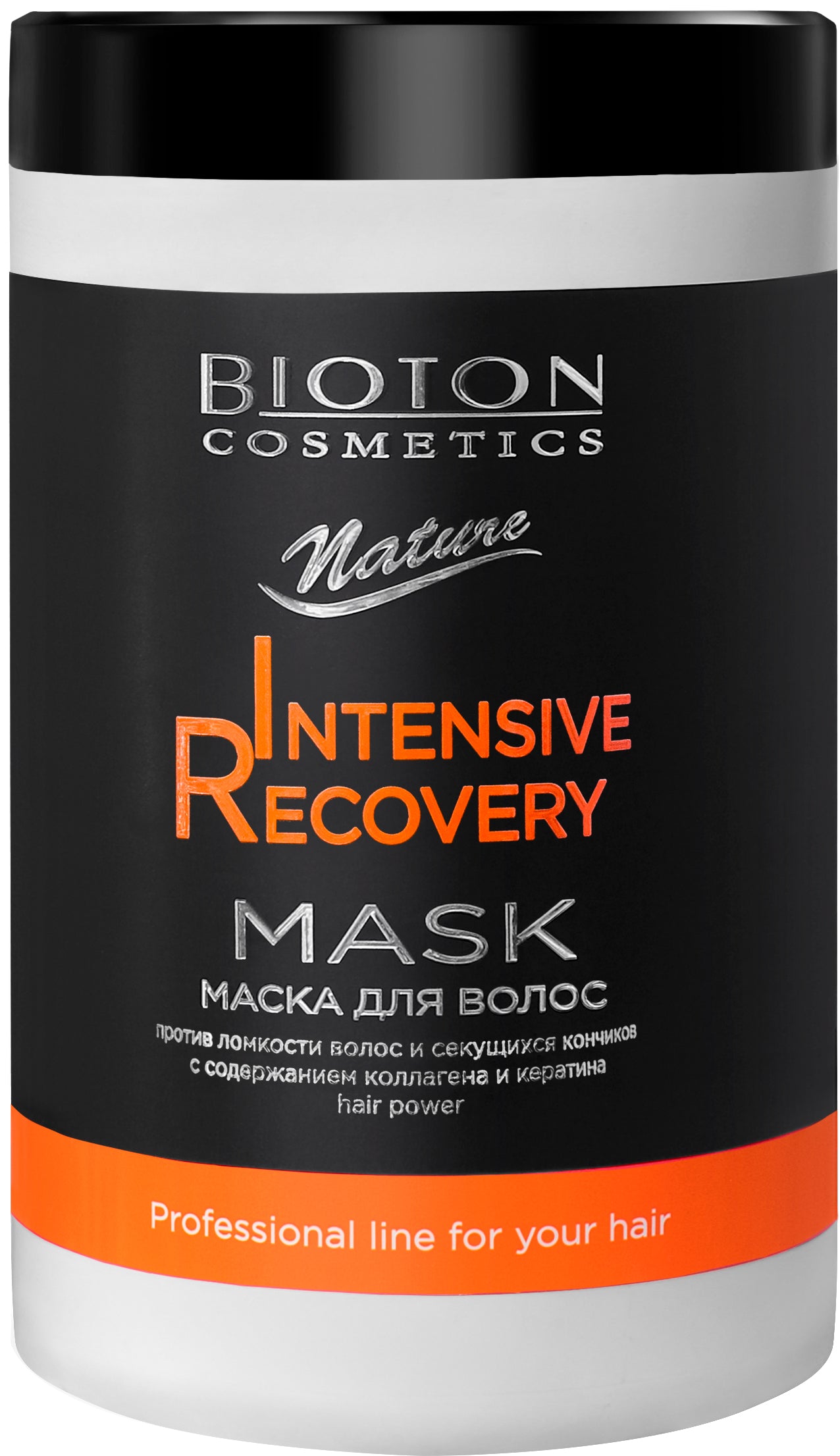 Bioton Cosmetics Nature Intensive Recovery Strengthening Hair Mask, 1 L
