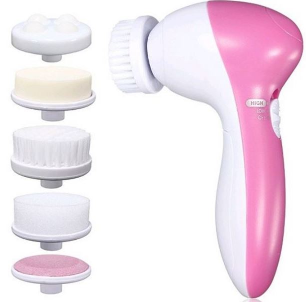 Beauty Care JBM-8782 5-in-1 Facial Cleansing Massage Brush