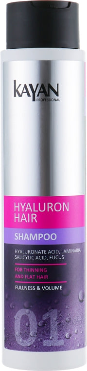 Kayan Professional Hyaluron Hair Shampoo for Fine & Flat Hair, 400 mL