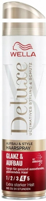 Wella Deluxe Hair Spray Shine & Repair, Hold 4, 250 mL
