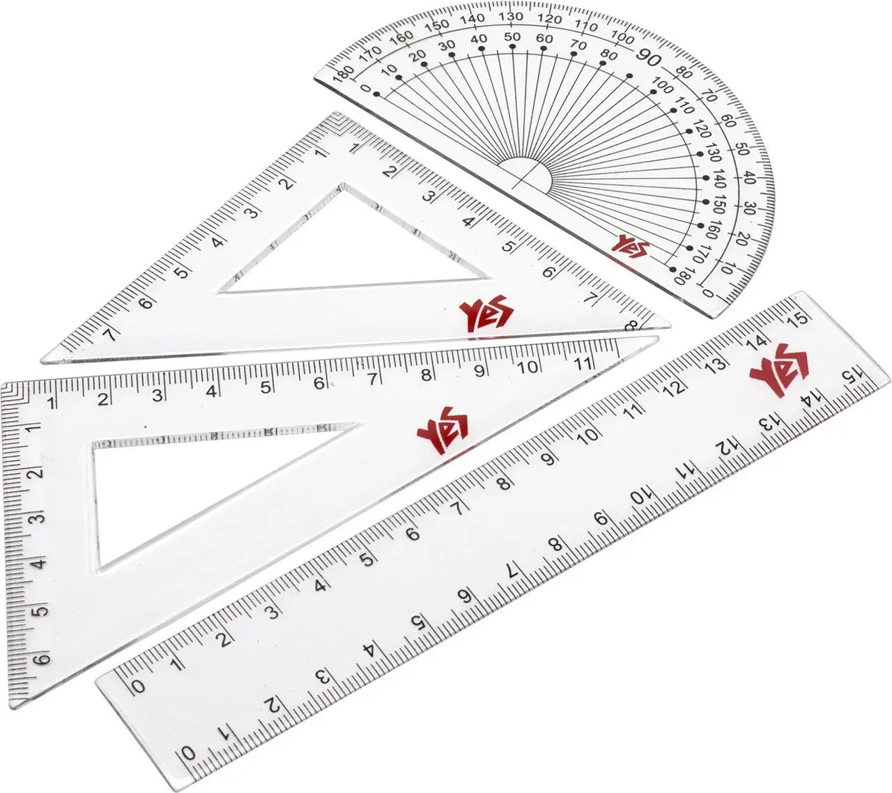 YES 370263 Geometry Set, 4 pcs, 15 cm - Image 2