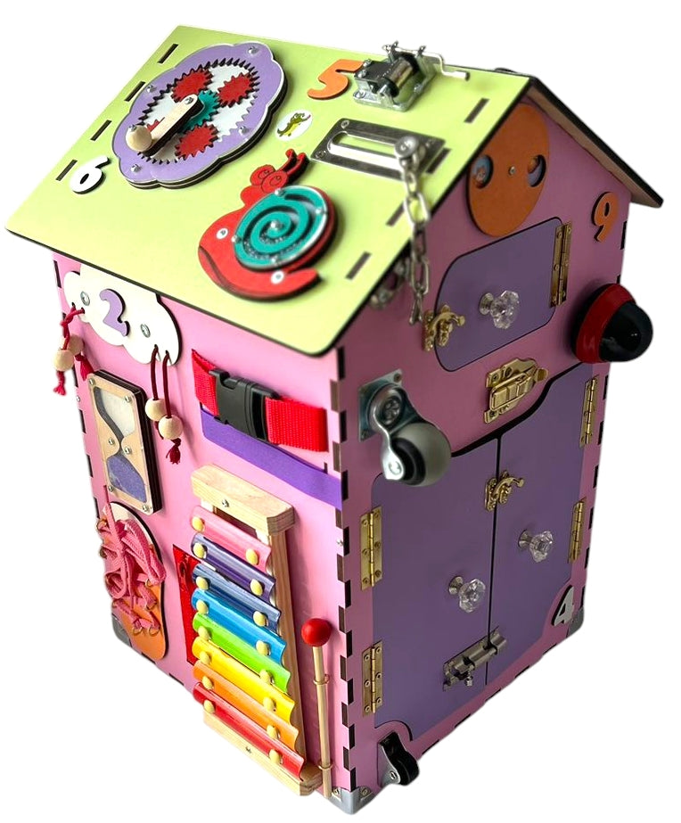 Pink Busy House, 55 x 30 x 30 cm - Image 2