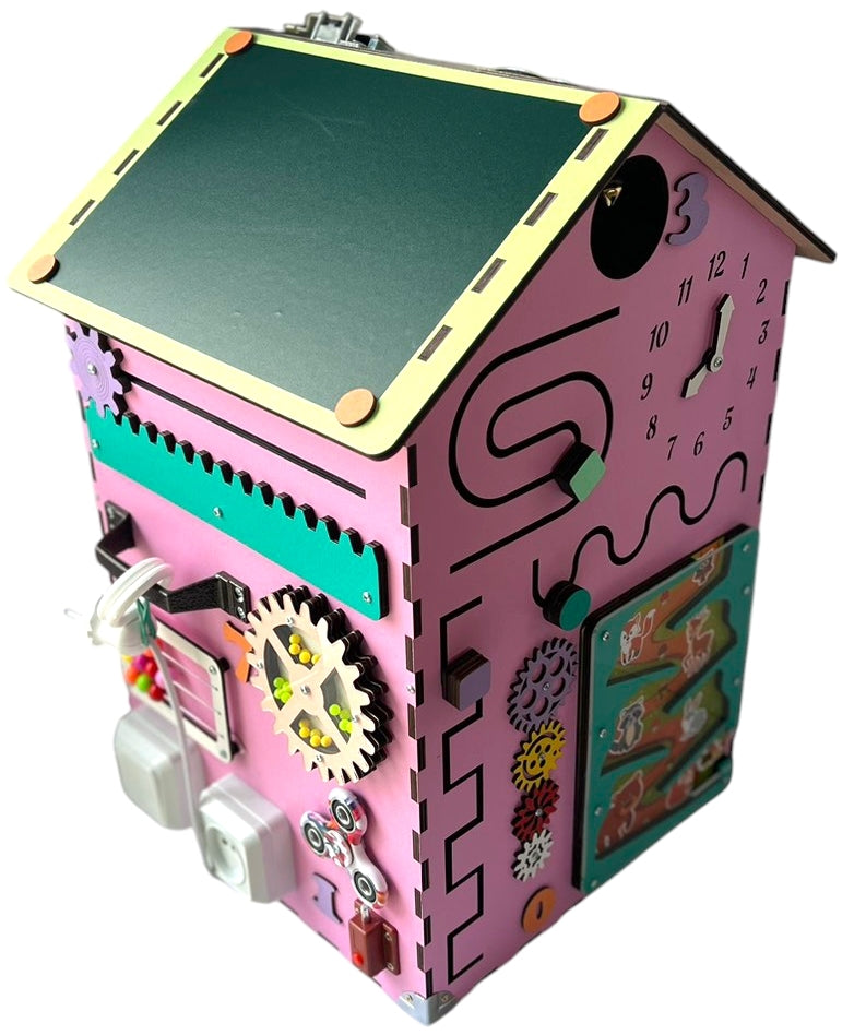 Pink Busy House, 55 x 30 x 30 cm - Image 3