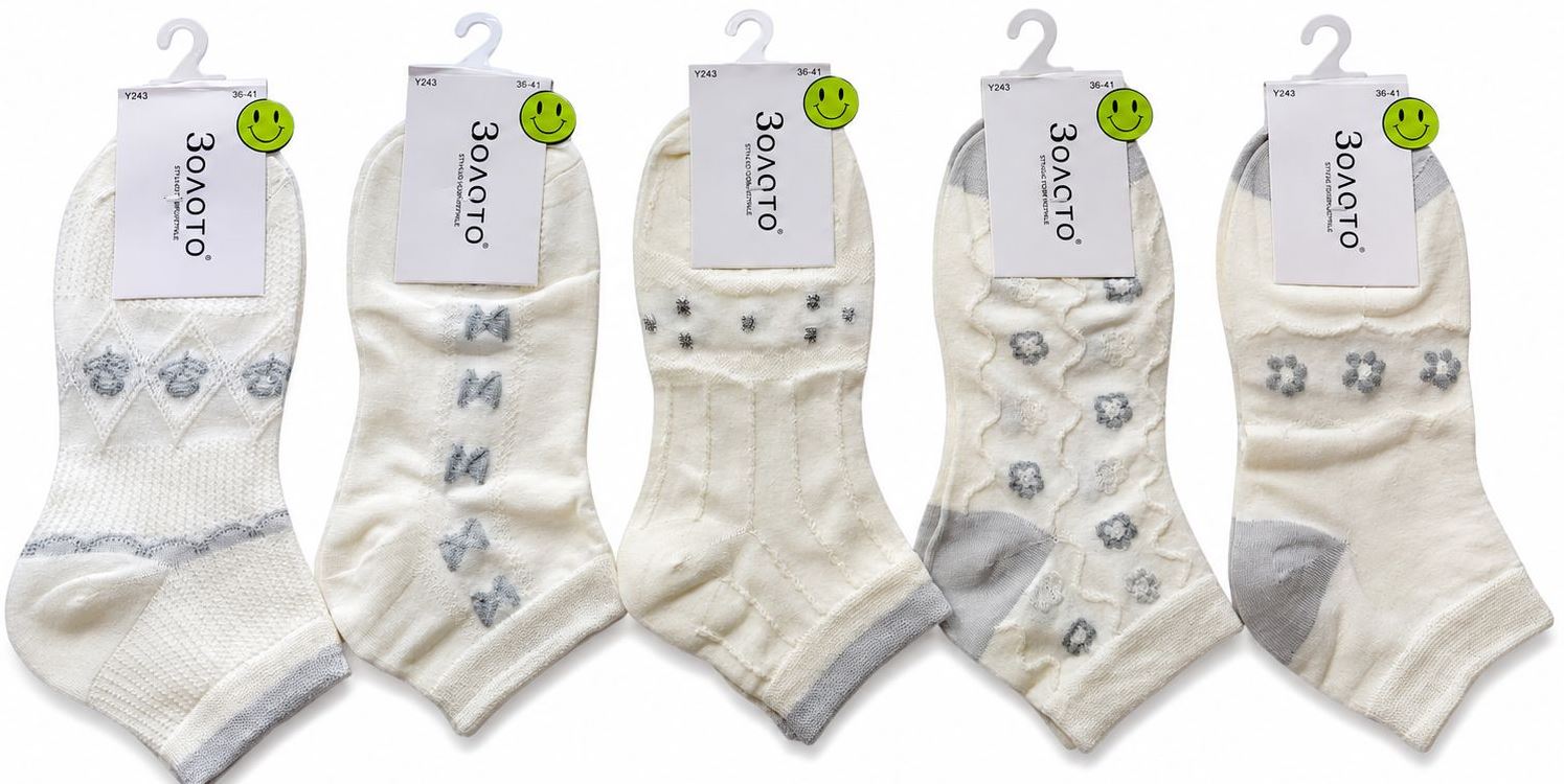 Zoloto Women's Short Socks Y243 rozmir 36-41
