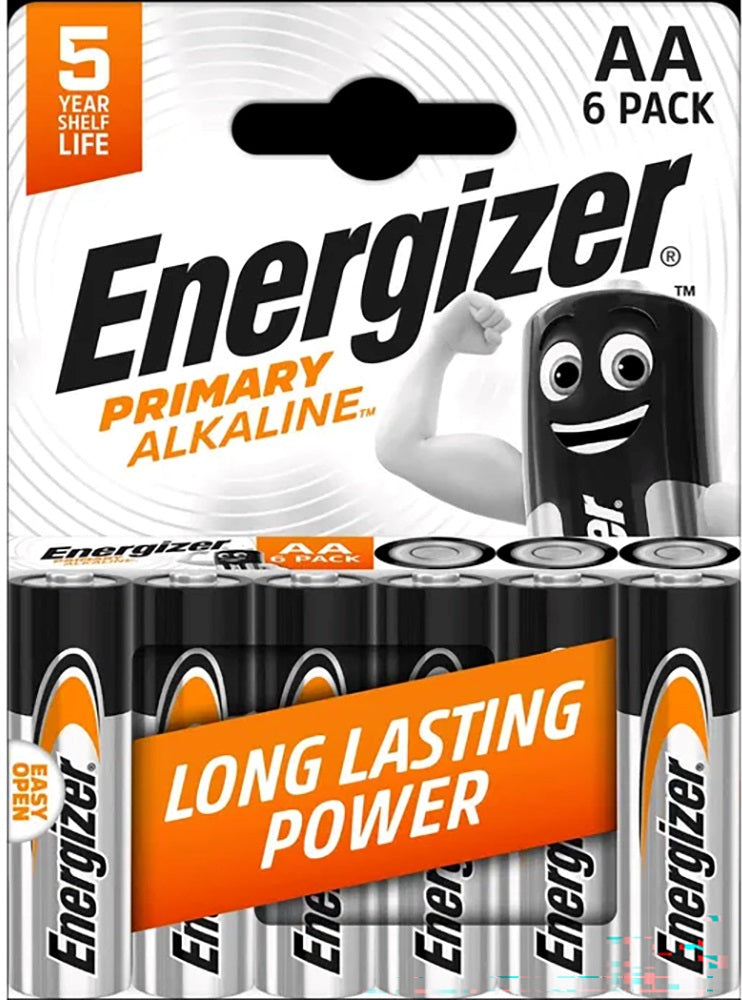 Energizer Alkaline Power AA Batteries, 6 pcs (Price per 1 pc)