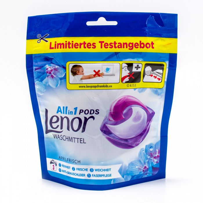 Lenor all in 1 pods Waschmittel Laundry Pods, 3 pcs, Priced per Piece