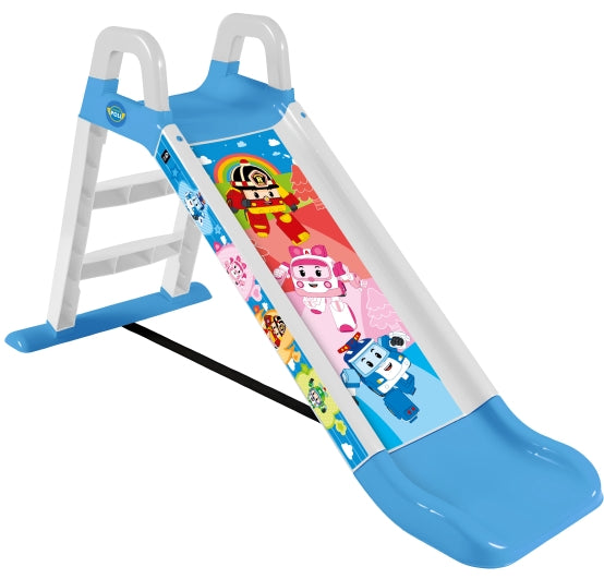 Qbee QB002-301 Robocar Poli Small Kids' Slide, 140 cm