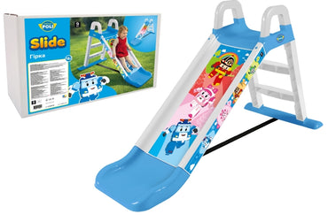 Qbee QB002-301 Robocar Poli Small Kids' Slide, 140 cm - Image 2