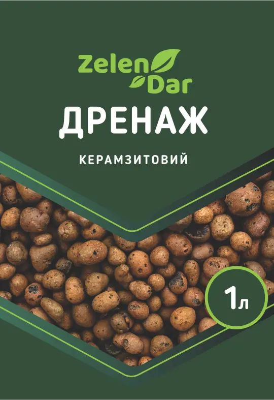 ZelenDar Expanded Clay Drainage, 1 L