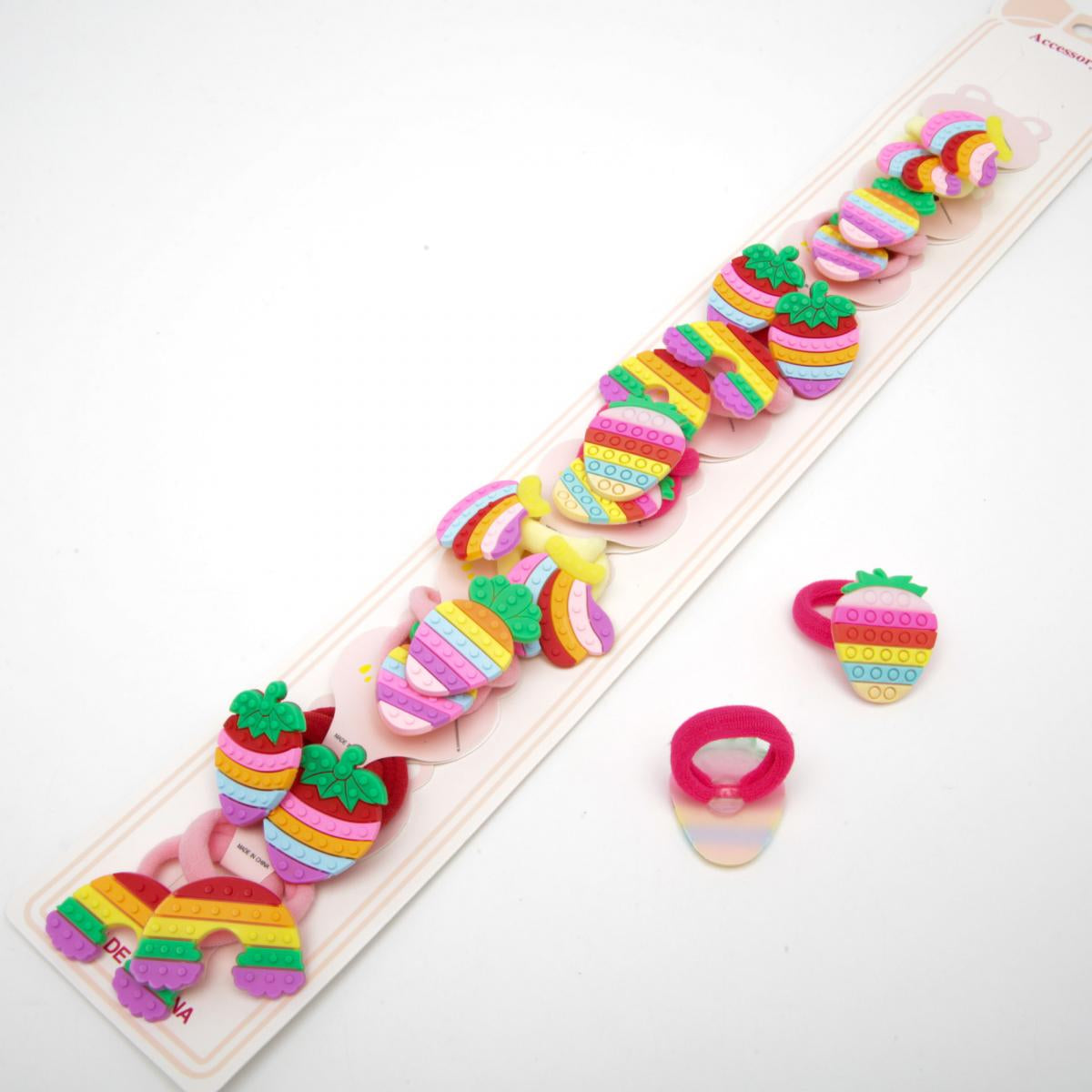 6-4026 Silicone Kids' Hair Tie (Price per 1 pc)