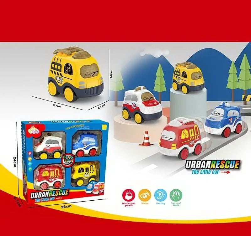 Shine 8503A Construction Vehicle Set, 4 pcs