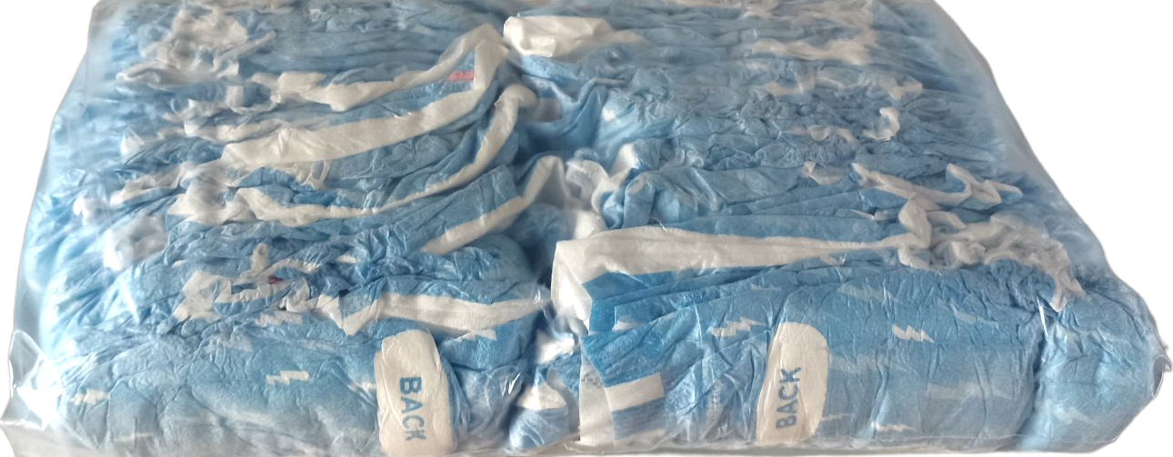 Back Night Baby Diapers, Ages 4-7, Clear Pack, 17-30 kg, 24 pcs