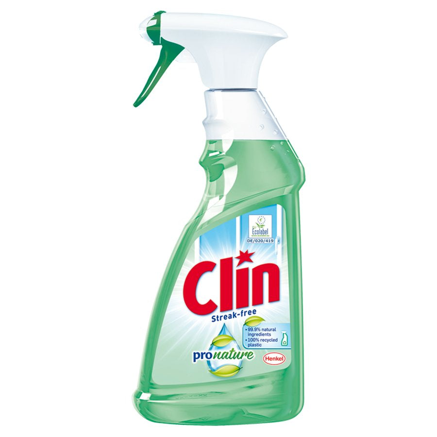 Clin Spray Pro Nature Glass Cleaner, 500 mL