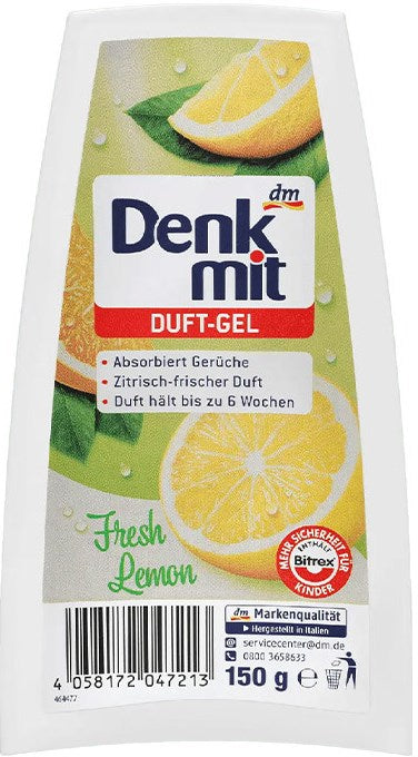 Denkmit Fresh Lemon Gel Air Freshener, 150 g