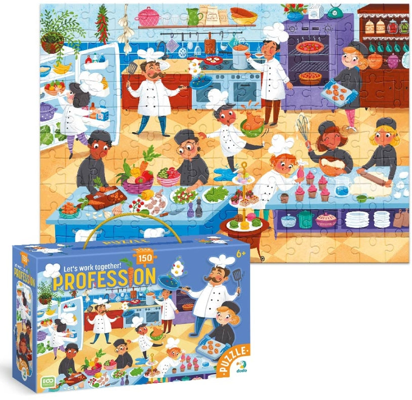 Dodo 300620 Professions: Chef Puzzle, 150 Pieces