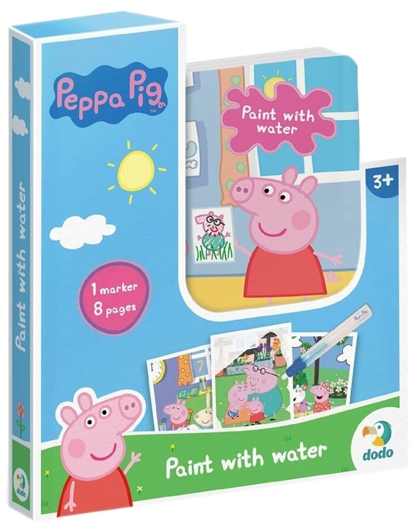 Dodo 200443 Peppa Pig Water-Reveal Coloring Book