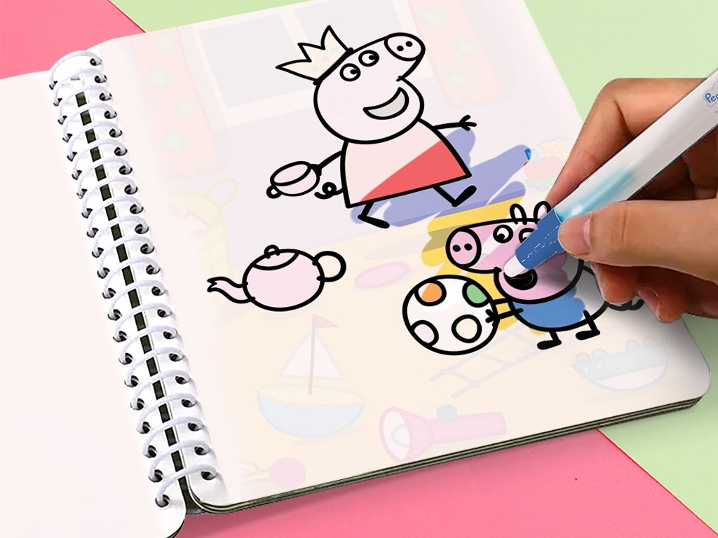 Dodo 200443 Peppa Pig Water-Reveal Coloring Book - Image 3