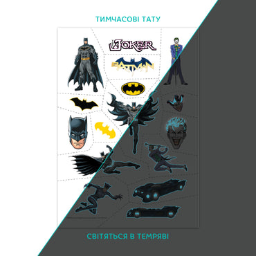 Dodo 200548 Batman Heroes Temporary Tattoo Set - Image 2